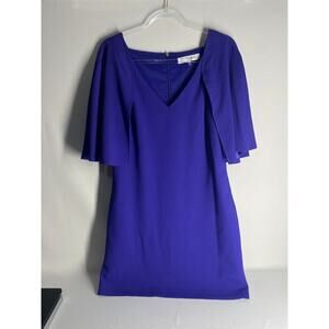 Trina Turk Maren Classic Crepe Short Sleeve Dress Women's Size 8